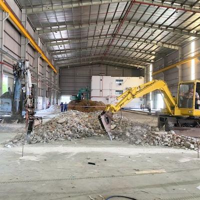 Gia cố kết cấu và xử lí nền móng