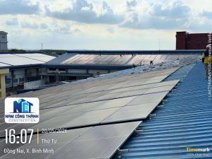 hệ thống điện mặt trời áp mái xưởng 5