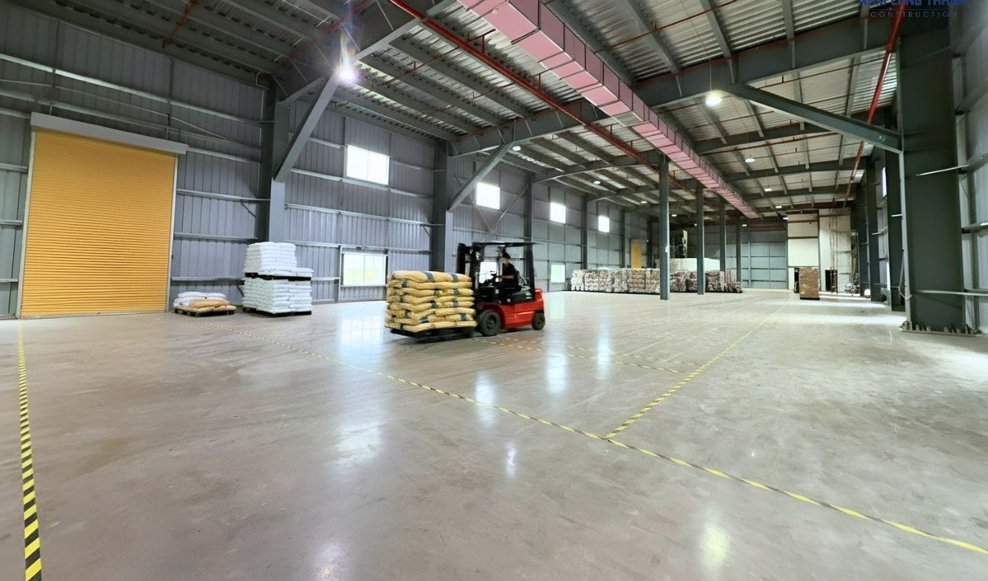 Kết cấu tốt giúp nhà xưởng vận hành ổn định