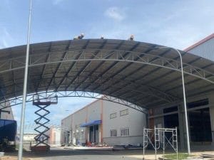 Mái vòm nhà xưởng Pac-Fung Việt Nam 05