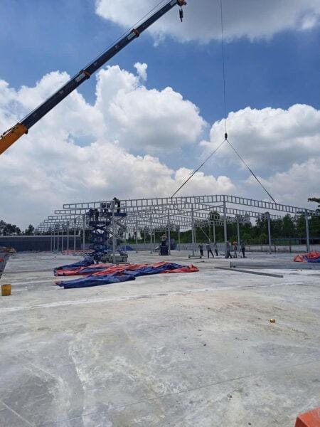 Nhà kho công ty Daeyoung Vina 06