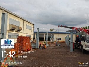 Dự án Nhà xe công ty Nyan Kids 04