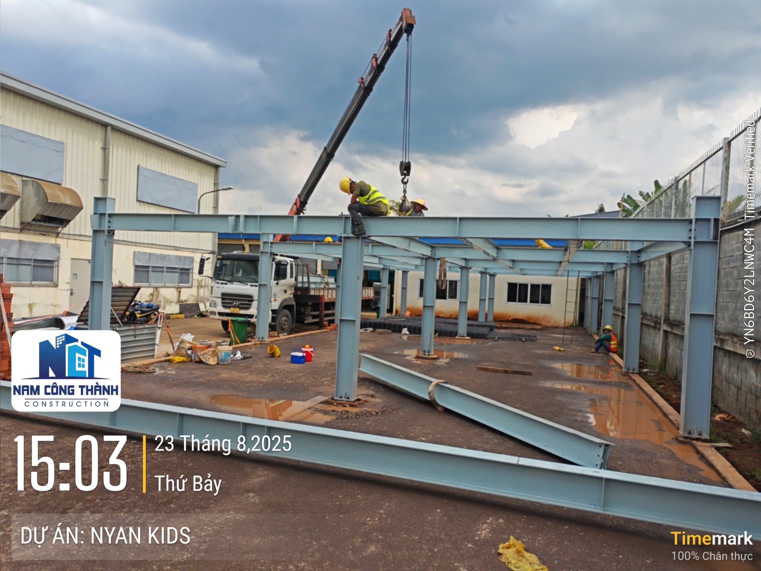 Dự án Nhà xe công ty Nyan Kids 05