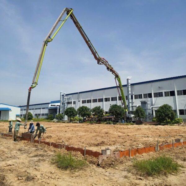 Thi công nhà xưởng KCC Việt Nam tại KCN Long Thành 03