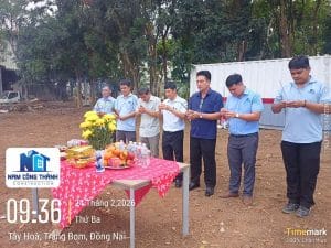 Nhà xưởng xử lý chất thải - công ty CPTM Tài Tiến 01