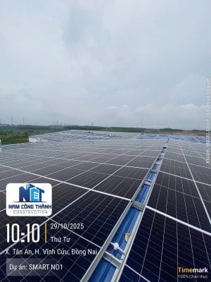 Thi công điện mặt trời áp mái 10