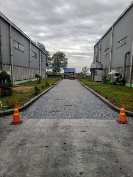 Thi công hạ tầng - Daerim Precision Vina 01