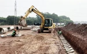 Thi công hạ tầng - KCN Bàu Xéo 04