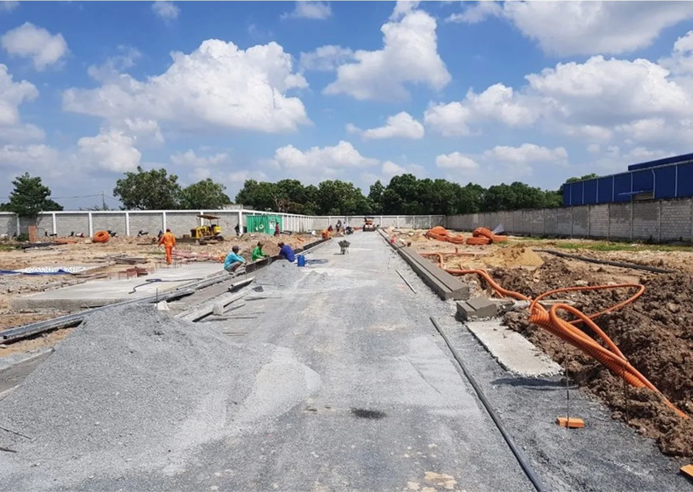 Thi công hạ tầng - KCN Bàu Xéo 05
