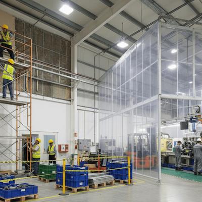 Thi công nhà xưởng đang vận hành 1