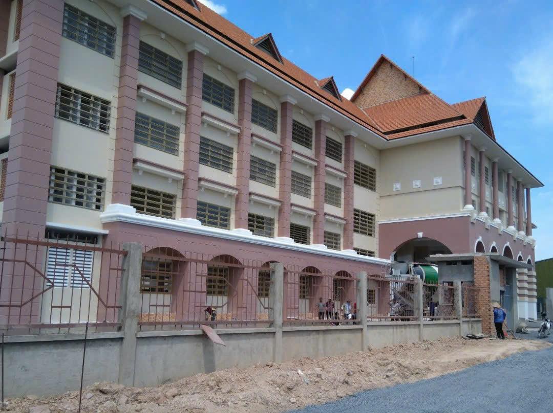 Thi công Trường Tiểu Học - THCS - THPT Trần Đại Nghĩa 02