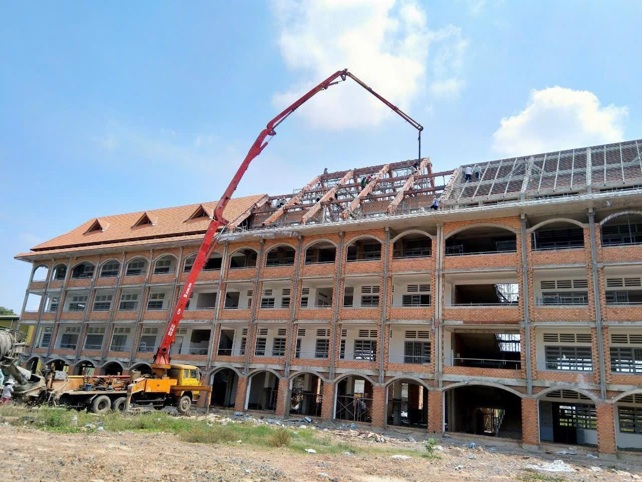 Thi công Trường Tiểu Học - THCS - THPT Trần Đại Nghĩa 05